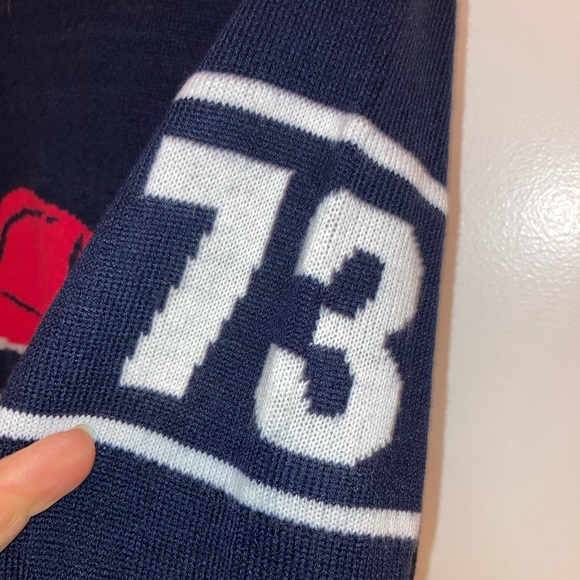 Boys Pepperts Snowman Chill navy sweater, winter, size 12-14, snow - Picture 4 of 5